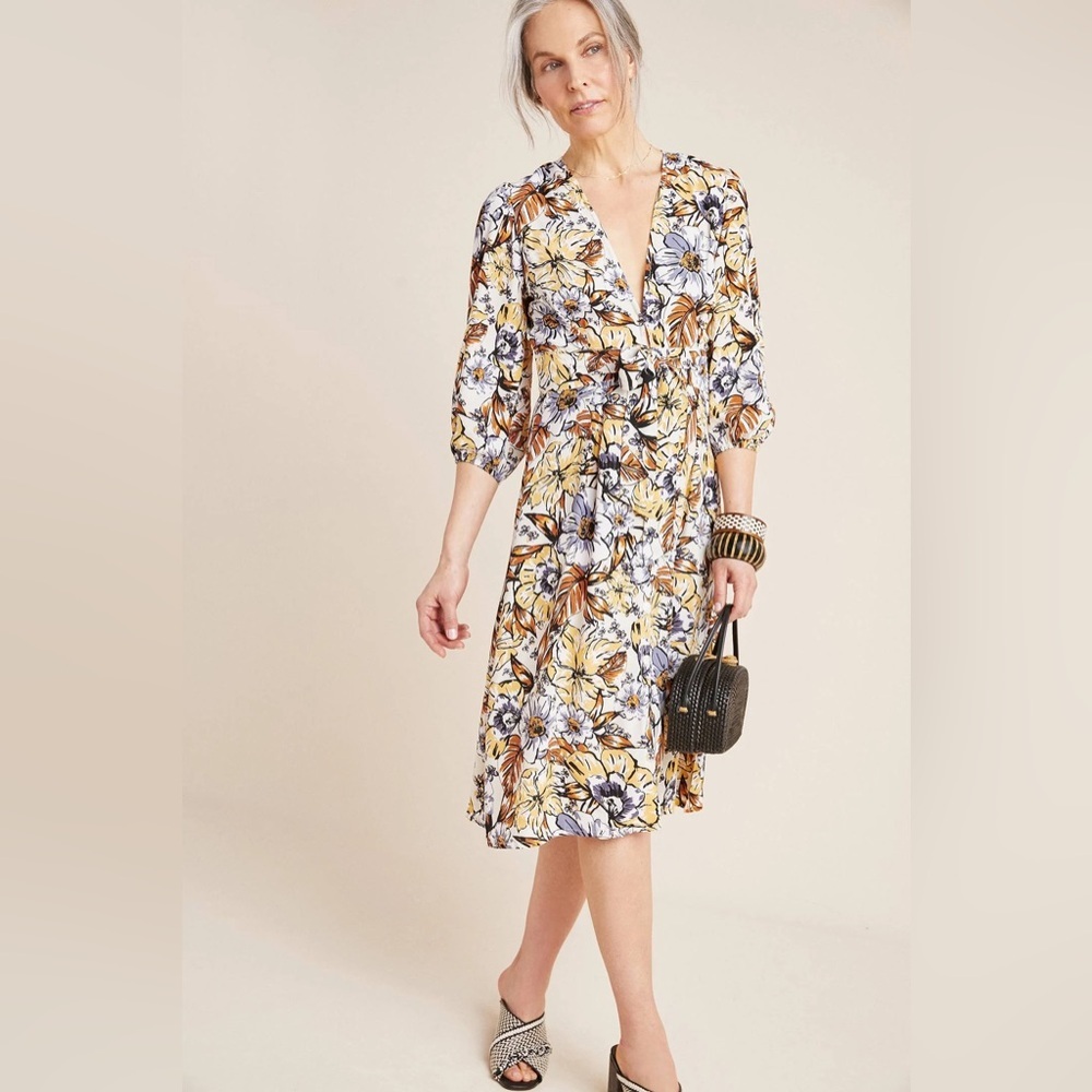 NWT Anthropologie x Faithful Chloe Dress Large